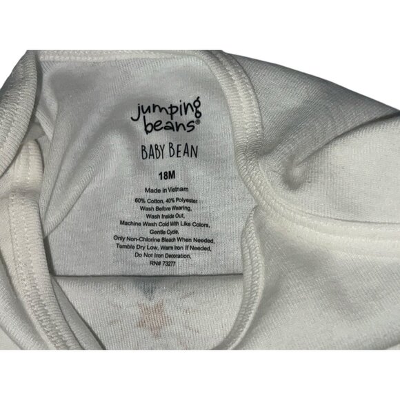 Carters Jumping Beans Baby Girls 18M Long Sleeve Christmas Bodysuit Set - Picture 3 of 9